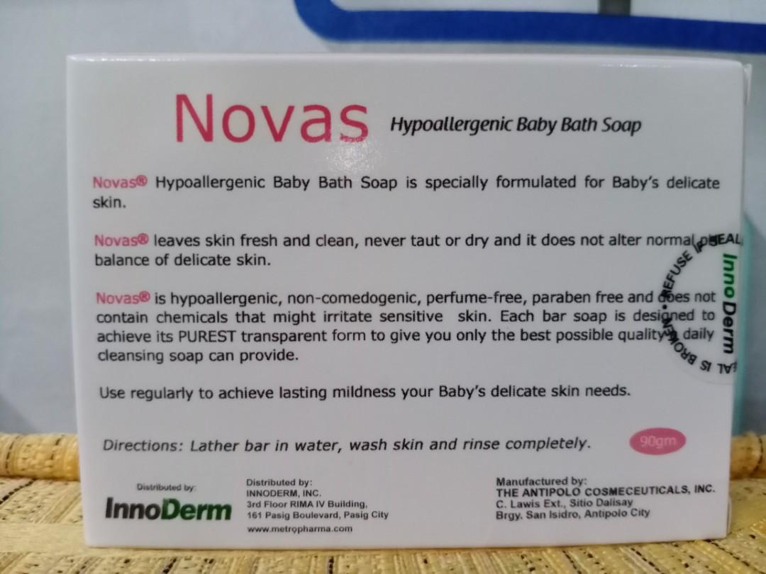 novas baby soap