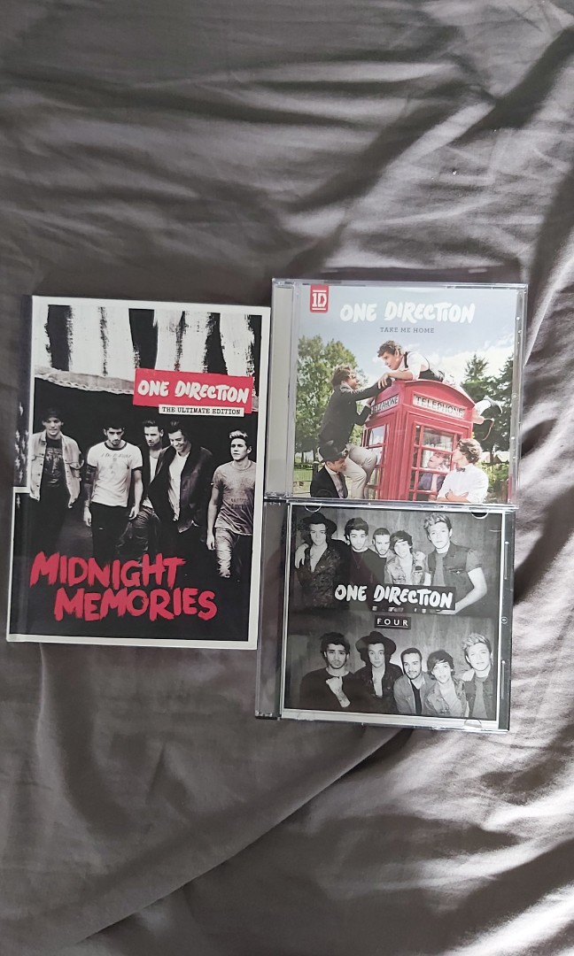 One Direction CDs/Albums (midnight memories the ultimate edition, take me home, four)