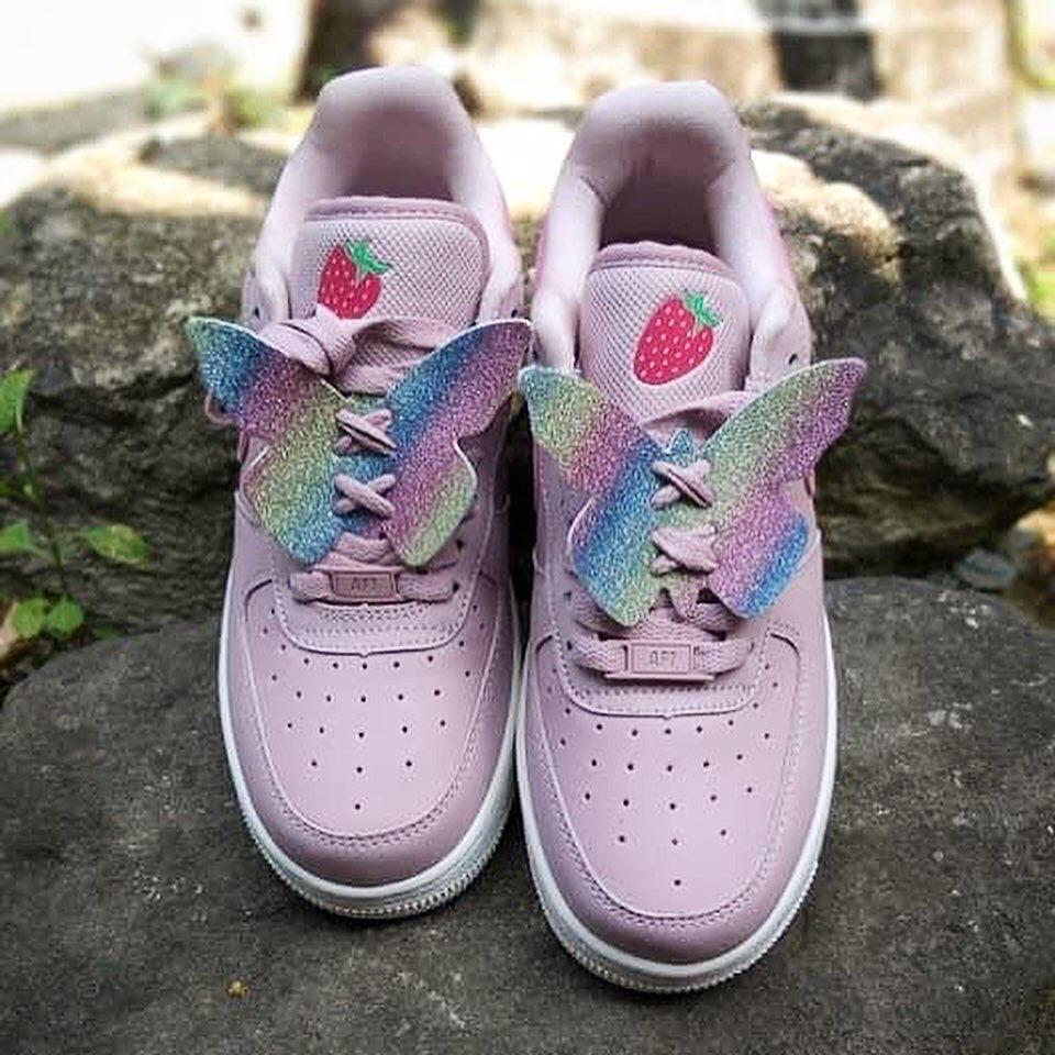 air force 1 butterfly pink