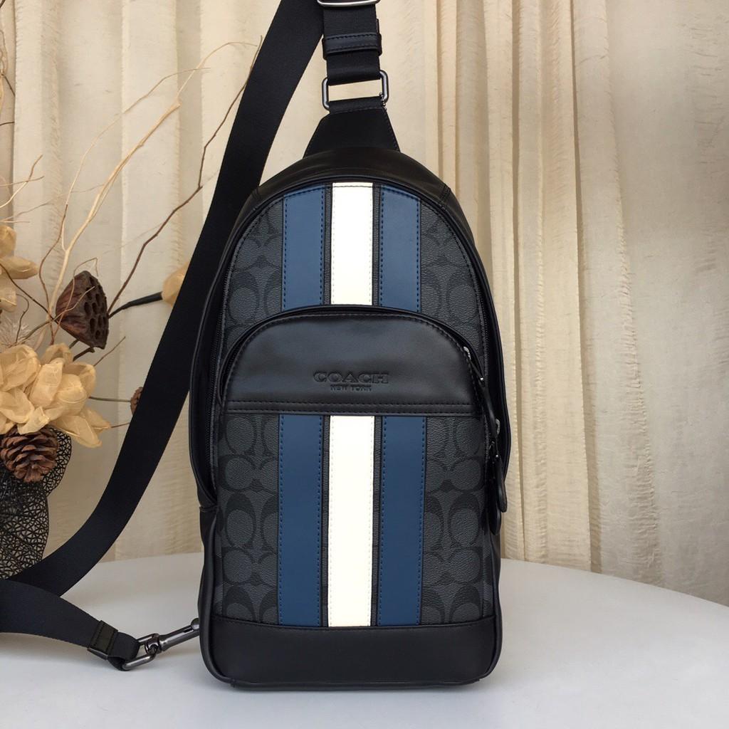 Original Coach 67249 Mens Charles Backpack Bag signature Var