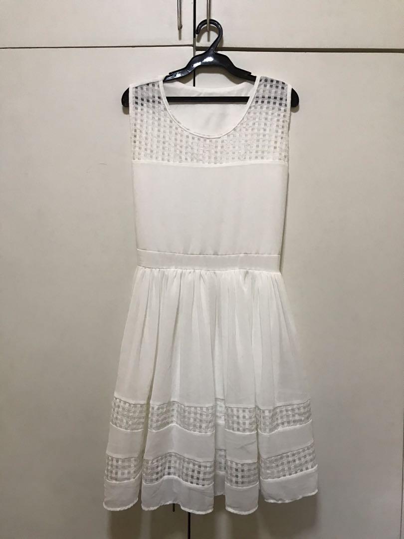 white dress women's clothing