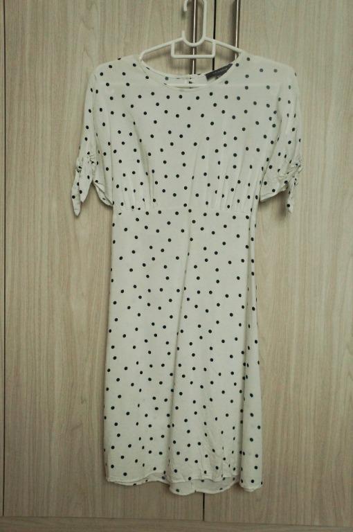green polka dot dress primark