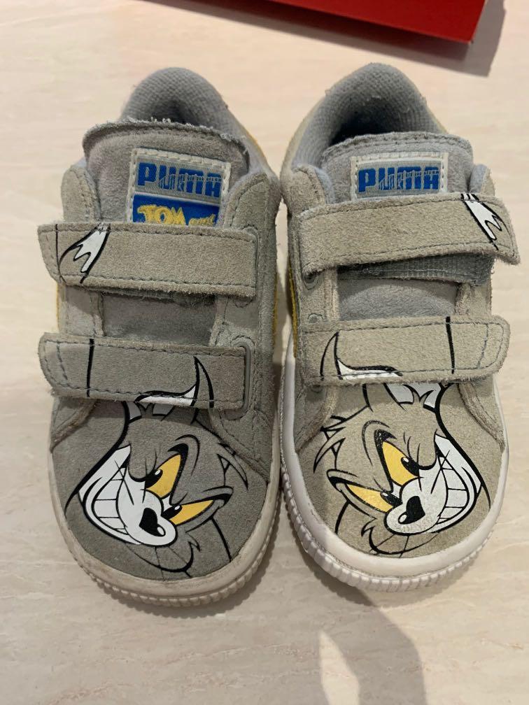 puma grey colour shoes