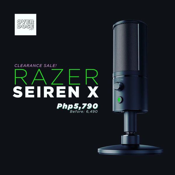Razer Seiren X Condenser Microphone Audio Microphones On Carousell
