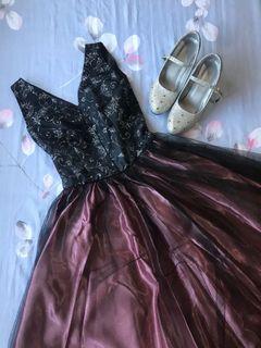 gown for debut black