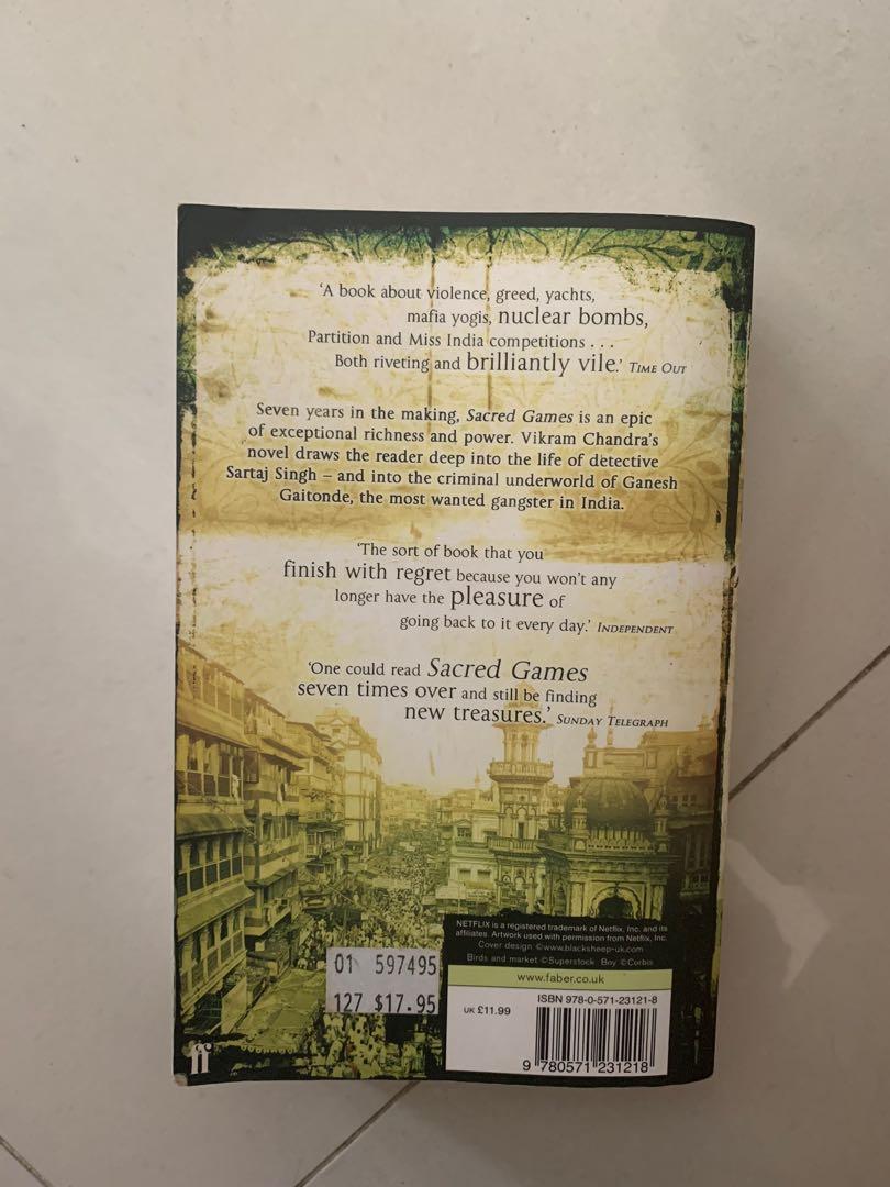 Sacred Games Vikram Chandra, Hobbies & Toys, Books & Magazines