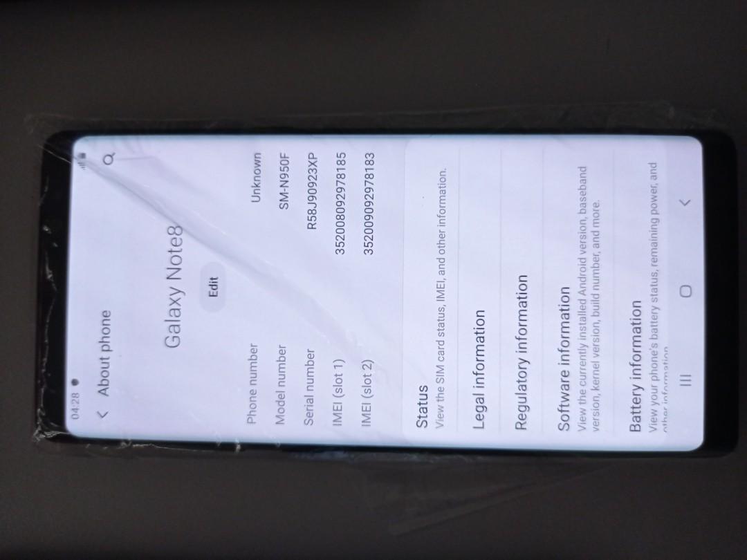 Samsung Galaxy Note 8 Mobile Phones Tablets Android Phones Samsung On Carousell