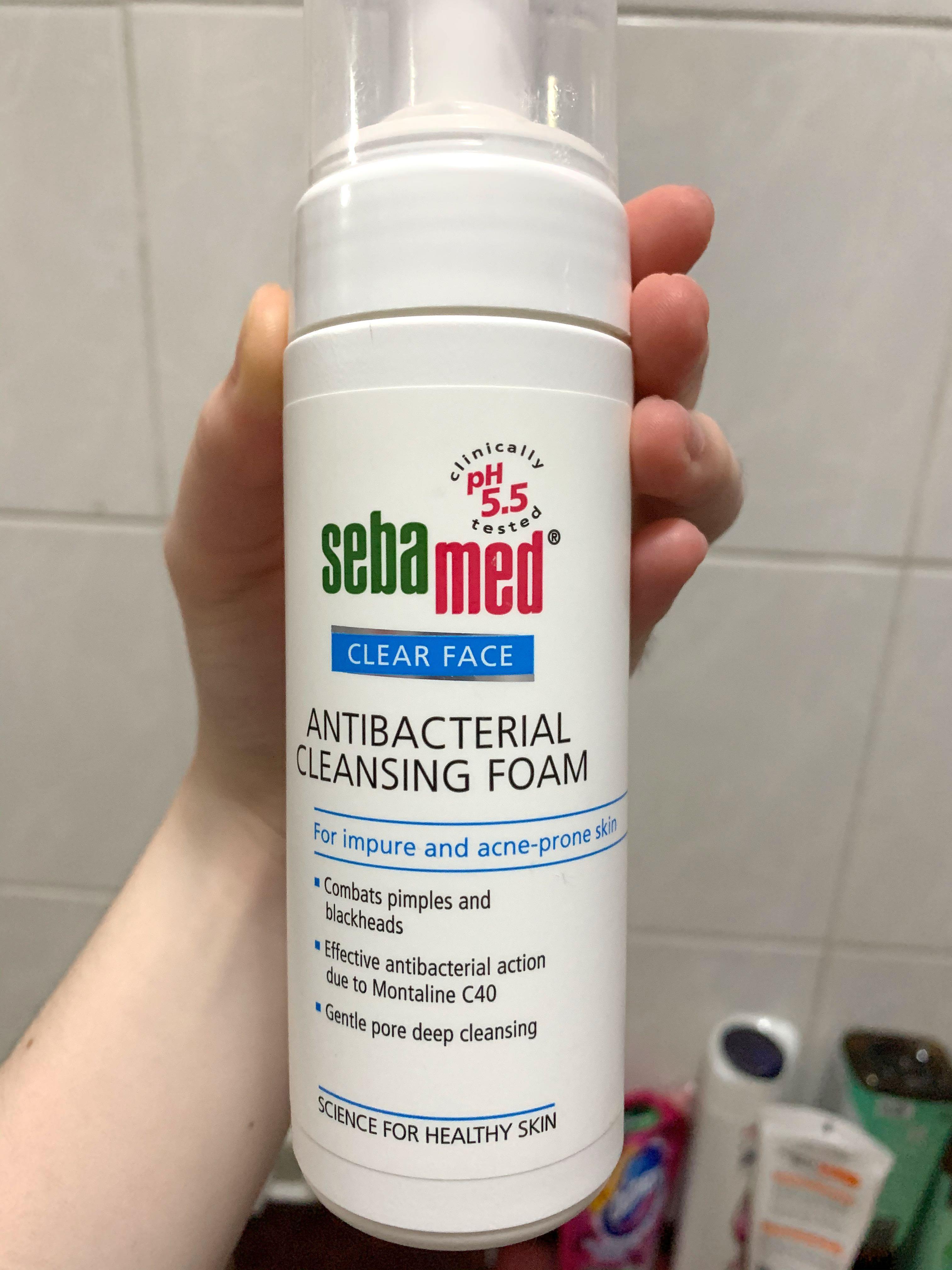 sebamed antibacterial cleansing foam