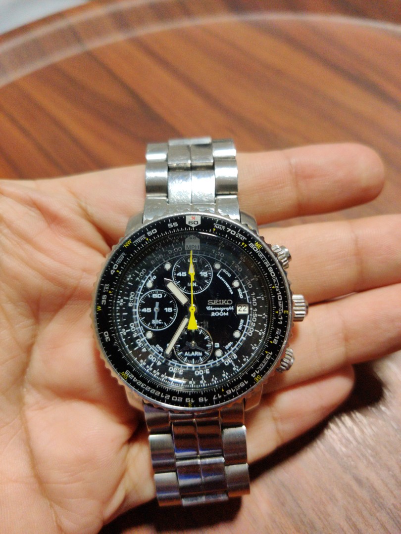 Seiko Flightmaster SNA411, Luxury, Watches on Carousell