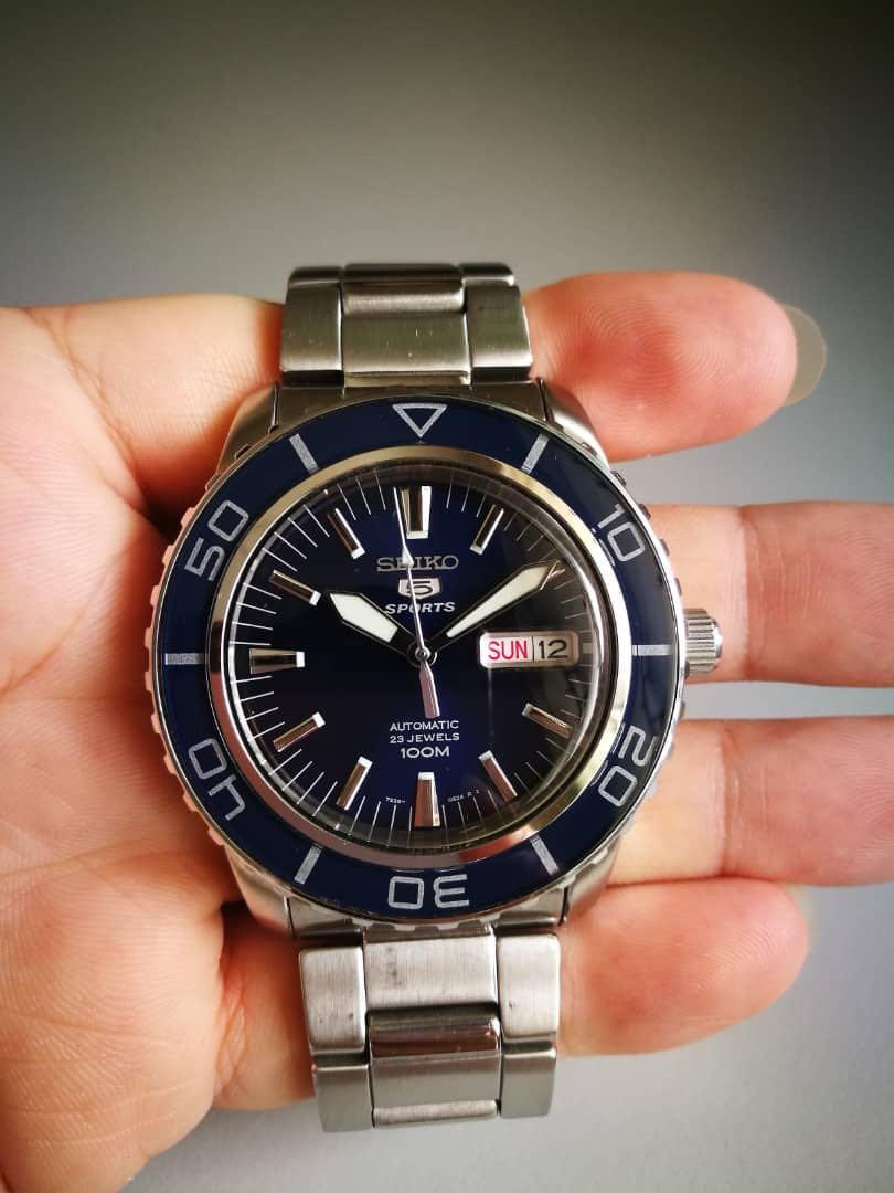 Seiko SNZH53 Fifty Five Fathoms Blue Citizen Orient Rado Tissot Blancpain  Dive Watch, Men's Fashion, Watches & Accessories, Watches on Carousell