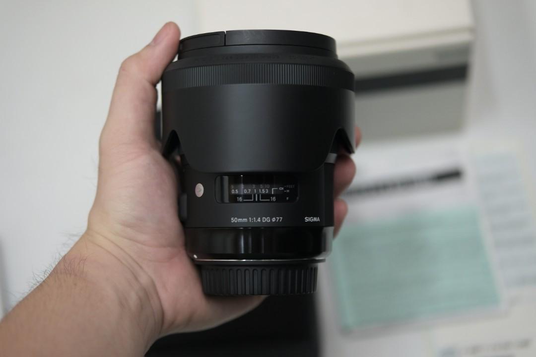 sigma 50mm f1 4 art lens canon mount