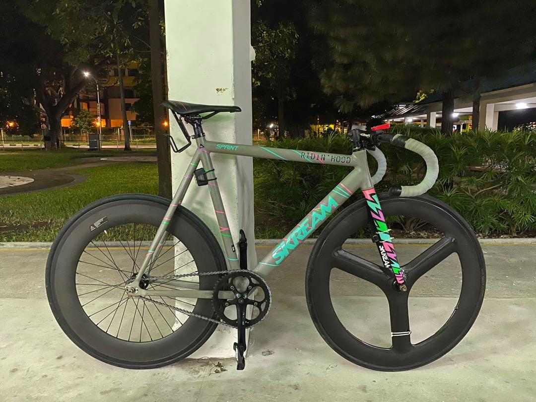 SKREAM SPRINT V3 ピストバイク 完成車 SKREAM SPRINT V3 ピストバイク