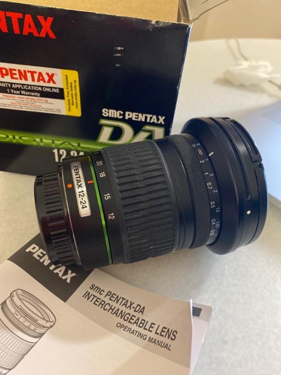 Smc Pentax Da 12 24mm F4 Ed Al If For Pentax Photography Lenses On Carousell