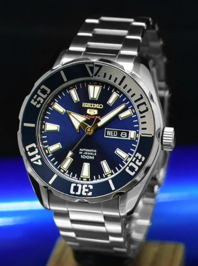 SRPC51J1 - SEIKO Blue/ Black Bezel Diver's Automatic Men's watch with blue  Dial MADE IN JAPAN, Men's Fashion, Watches & Accessories, Watches on  Carousell