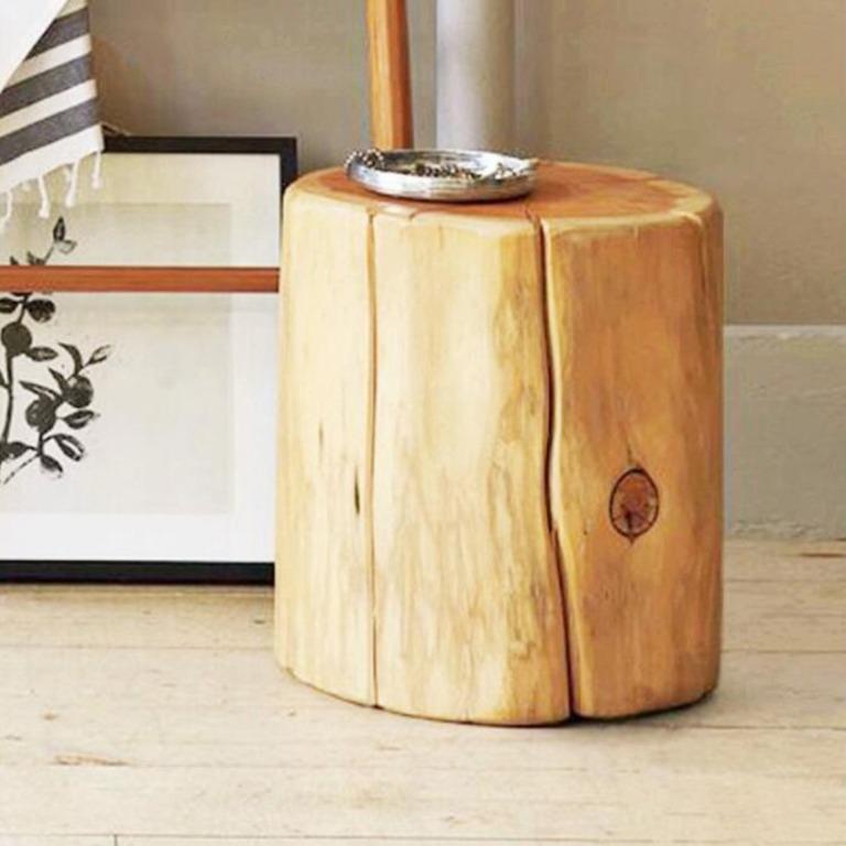 Ss 005 Loft Solid Wood Tree Stump Stool Brand New Furniture Tables Chairs On Carousell