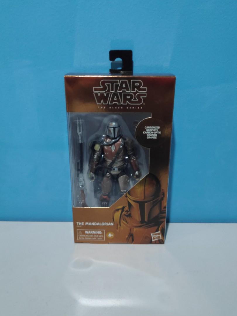 STAR WARS BLACK SERIES CARBONIZED MANDALORIAN BOX ONLY MINT TARGET EXCLUSIVE