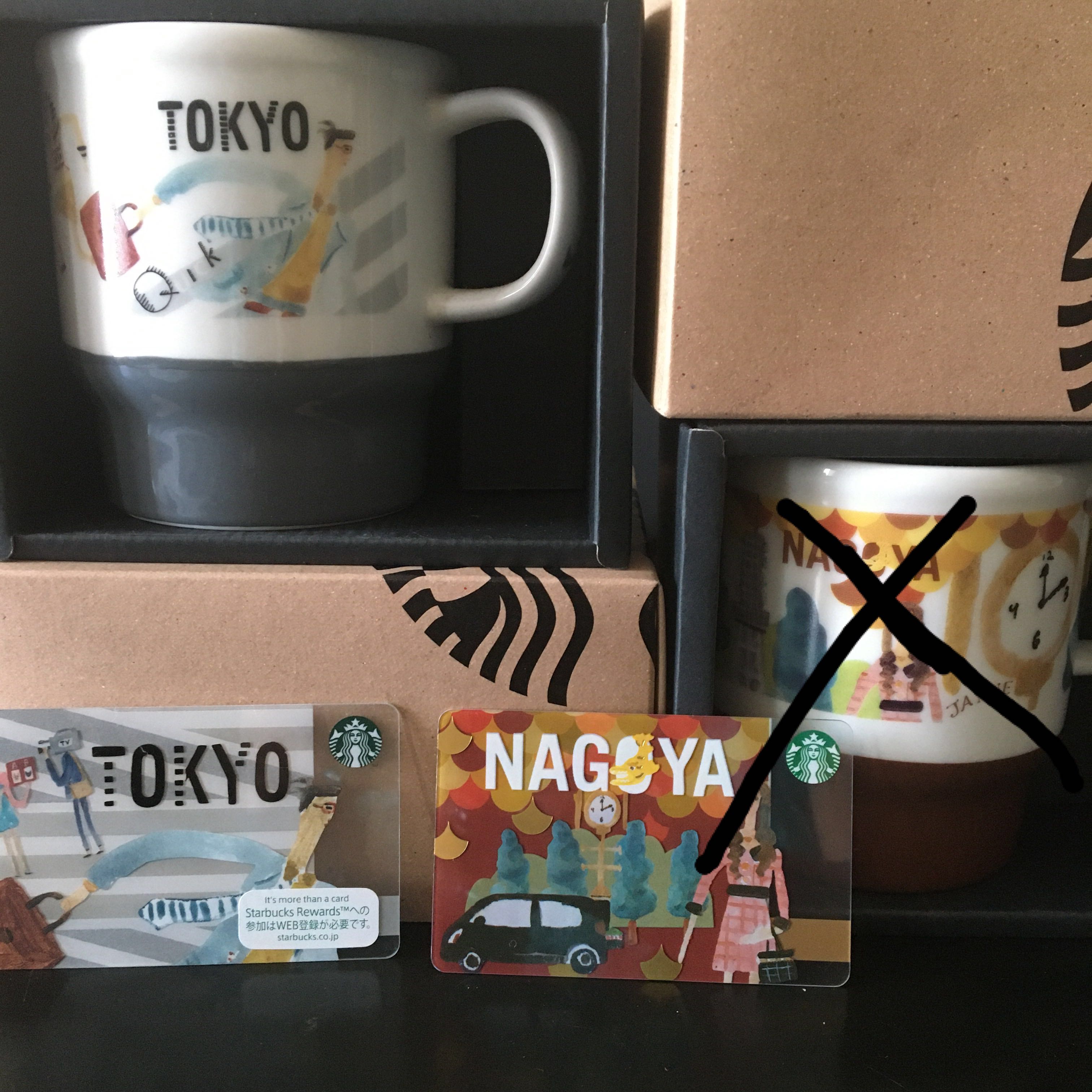 Starbucks Japan Geography Series mug with free city card, TV & Home Appliances, Kitchen