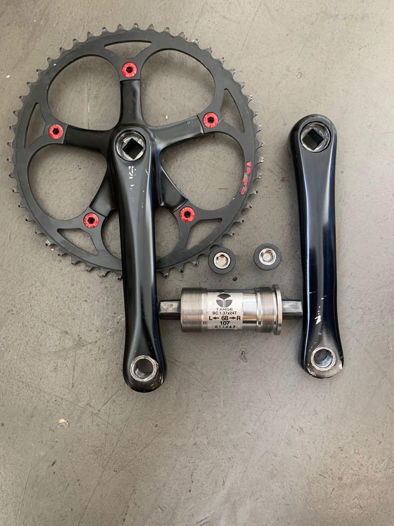 Sugino Rd2 Crankset, Sports Equipment 