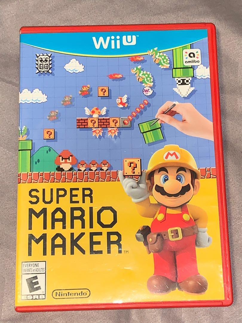 Super Mario Maker Wii U Video Gaming Video Games On Carousell
