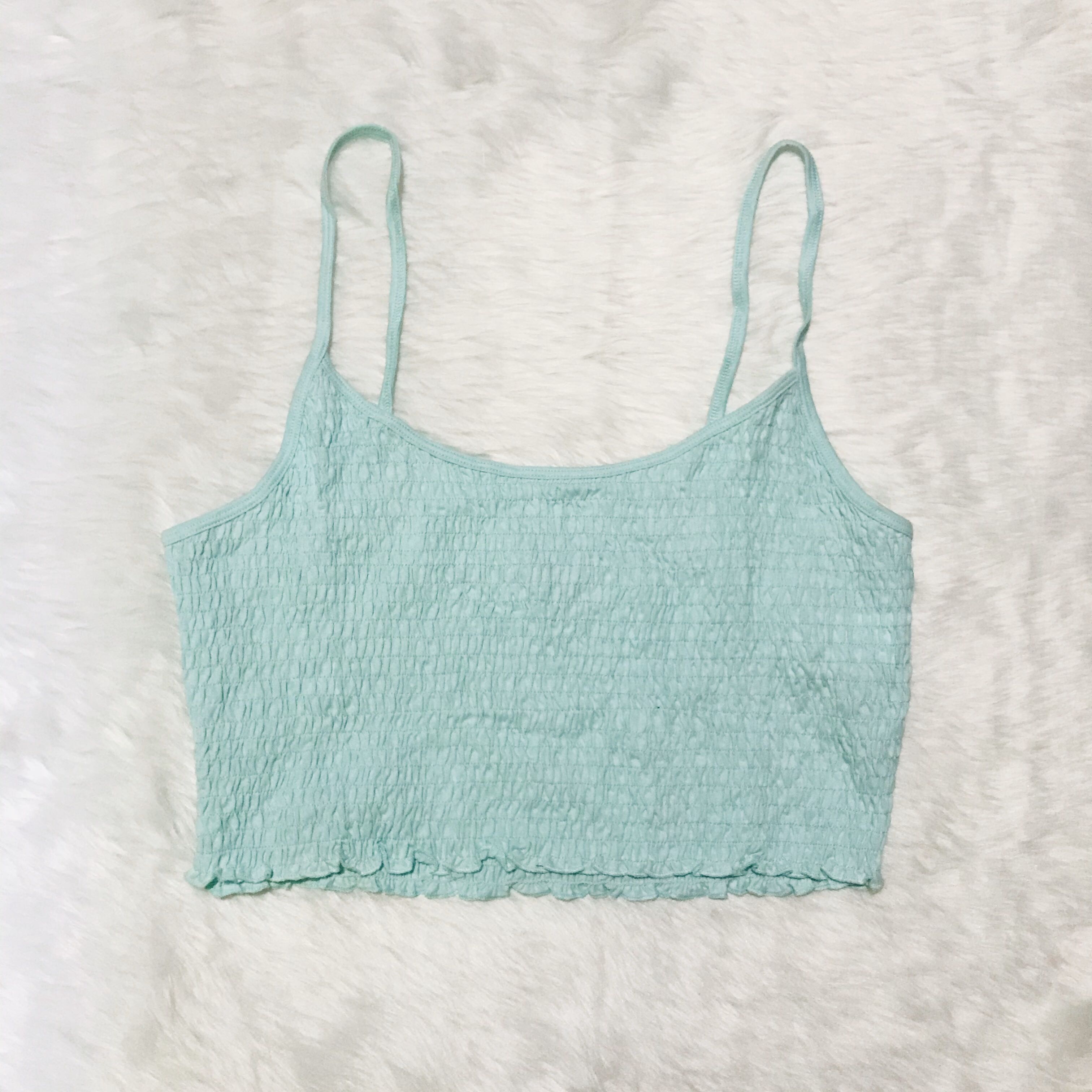 mint green top