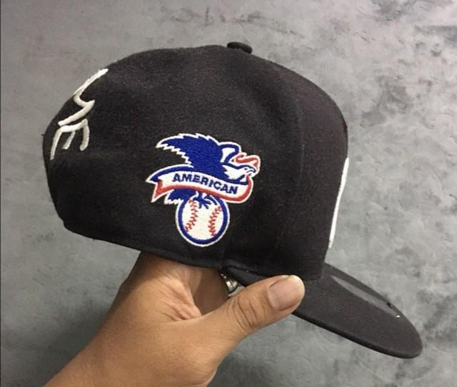 Supreme yankees shop hat