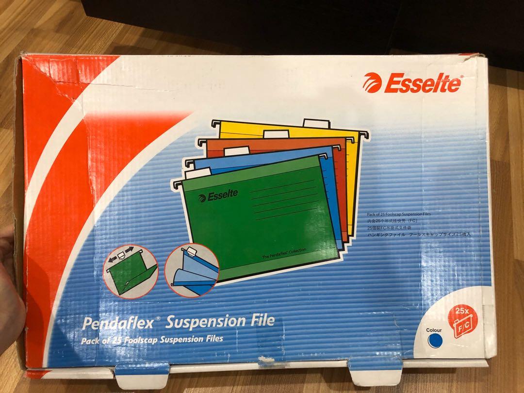 Suspension Files In Blue Hobbies Toys Stationery Craft Stationery School Supplies On Carousell