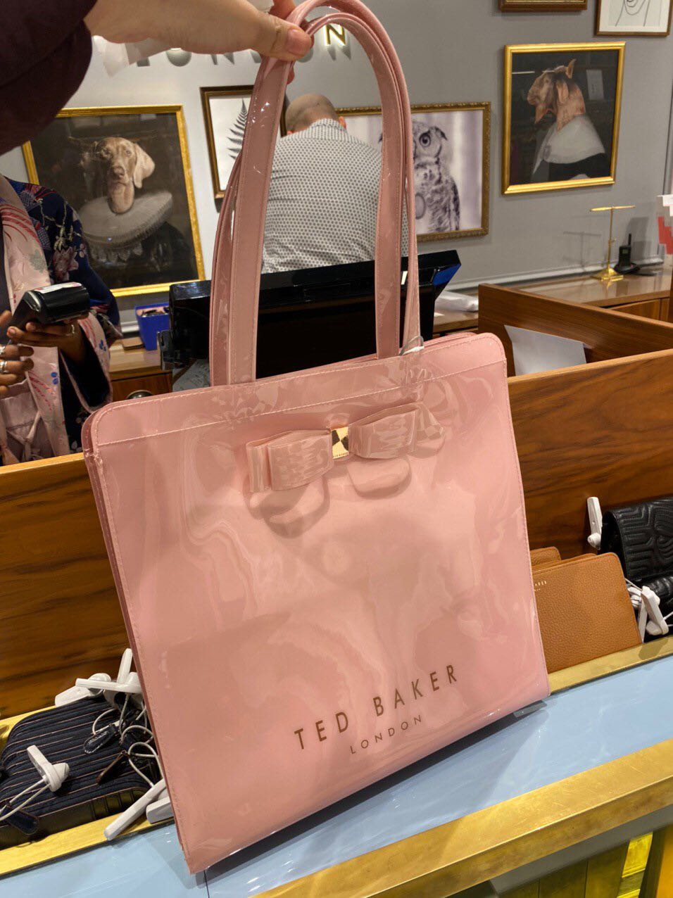 Ted Baker, Bags, Ted Baker London Rose Gold Tote Bag Nwt