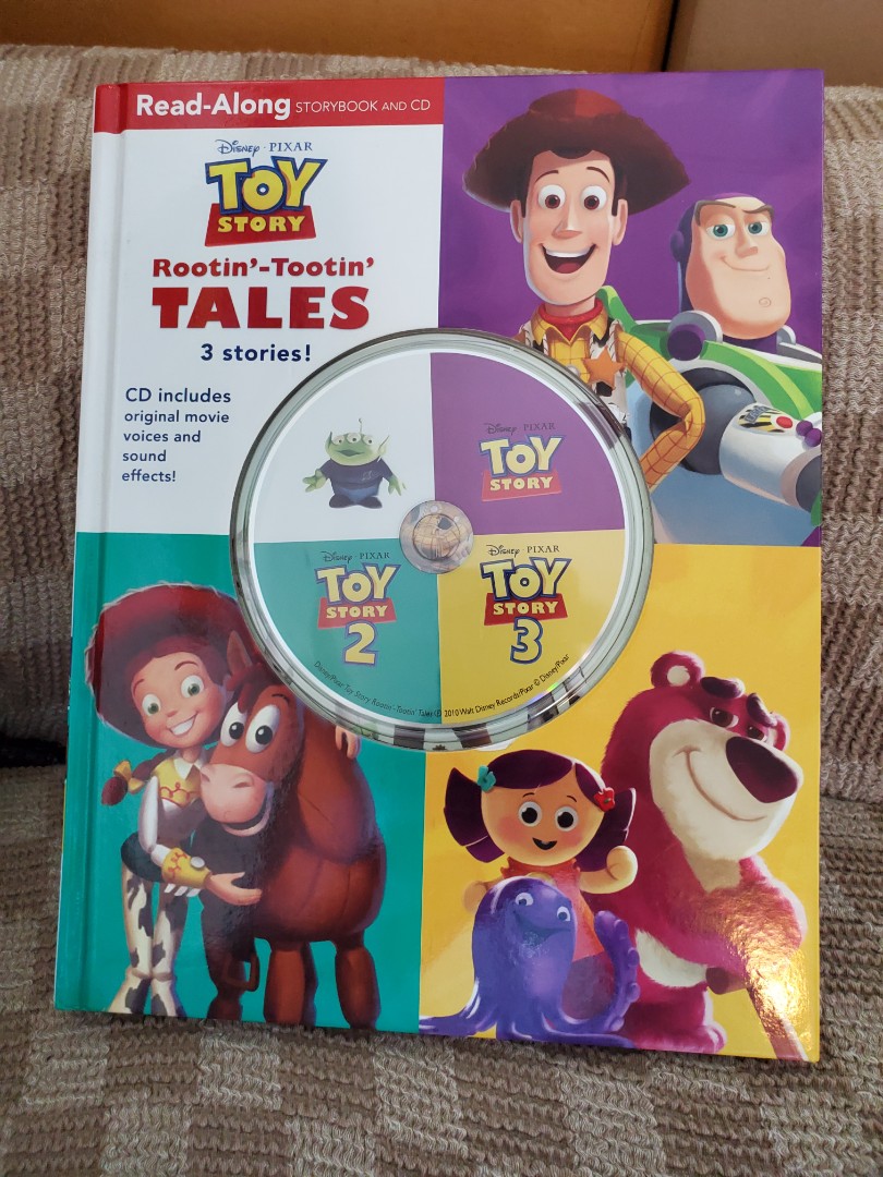 Toy Story Read Along story book, 興趣及遊戲, 書本 & 文具, 小說 & 故事書 - Carousell