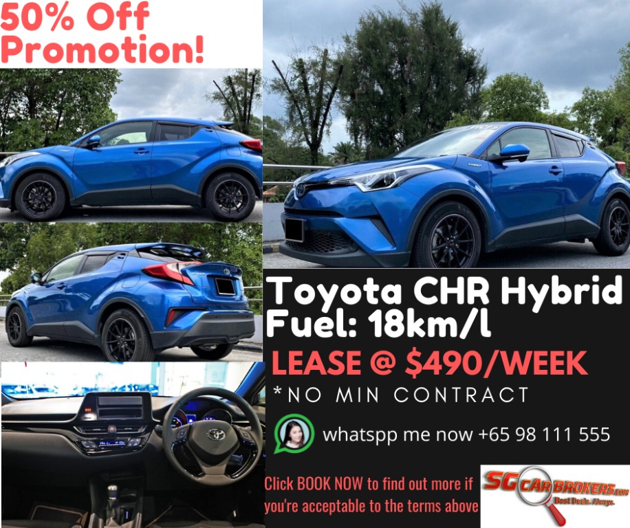 $0 DEPOSIT CAR RENTAL. TOYOTA CHR HYBRID FOR RENT! FUEL ...