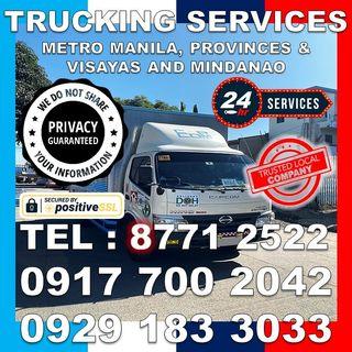 Trucking services 6 wheeler closed van house movers moving services lipat bahay