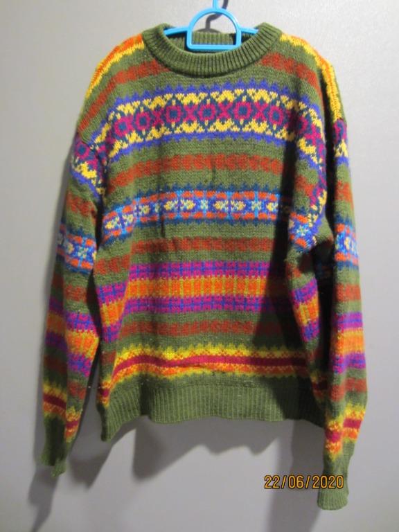 United Colors of Benetton Vintage Wool Sweater Made in Italy