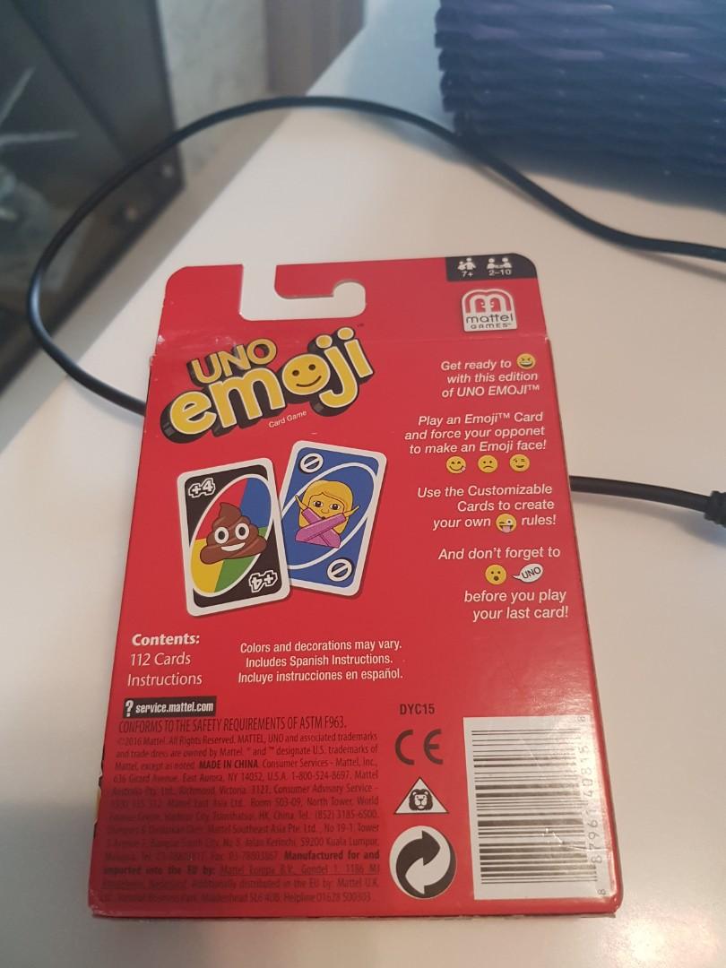 uno emoji instrucciones