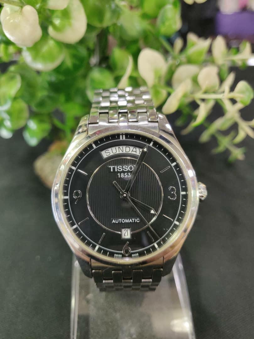 Used TISSOT 1853 Day Date Automatic Stainless Steel Men s Watch T038430A