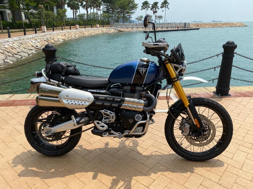 Used triumph sales scrambler 1200