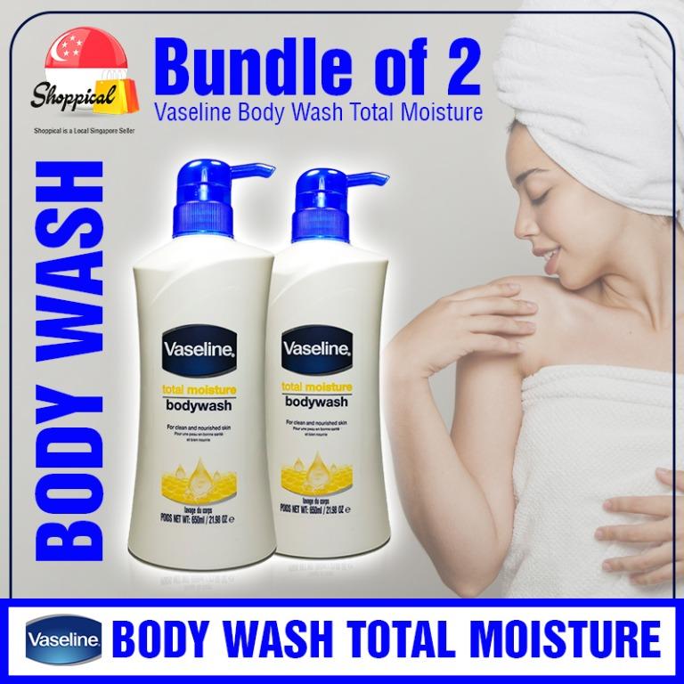 vaseline total moisture body wash