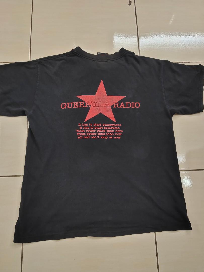 Vintage 90's Rage Against The Machine Guerilla Radio Shirt, Men's 