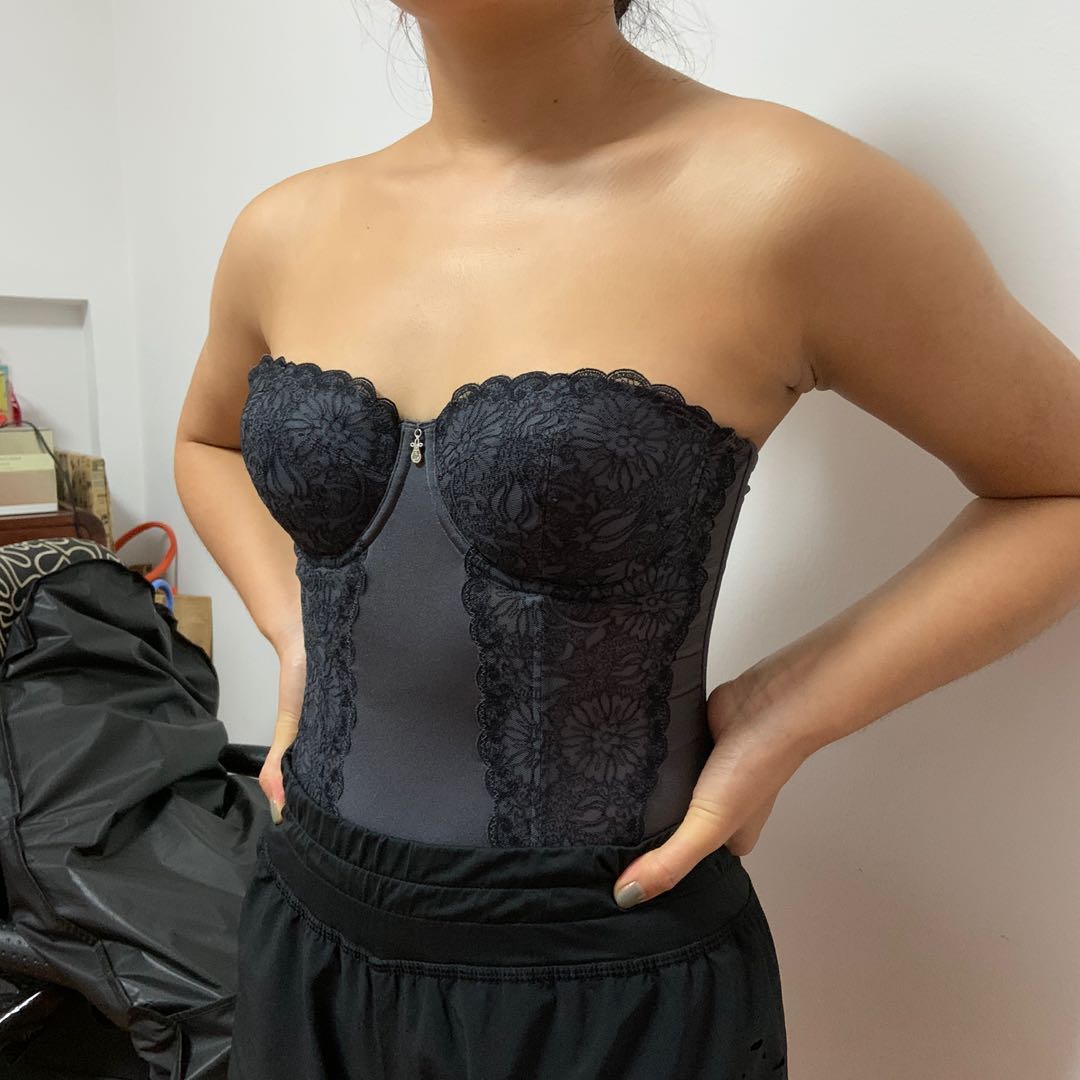 vintage TRIUMPH lace bustier corset, Women's Fashion, Tops, Sleeveless on  Carousell