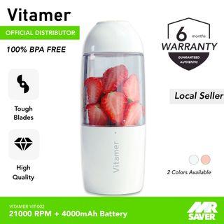 Vitamer 4000 mAh Lemon Design BPA Free Portable USB Powered Electric Juice Blender Cup (VIT-002)