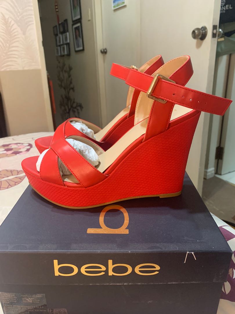 bebe wedge sandals