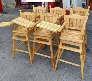 used wooden high chair
