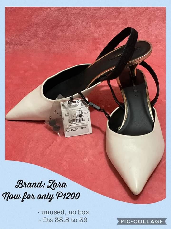 zara lucite heels