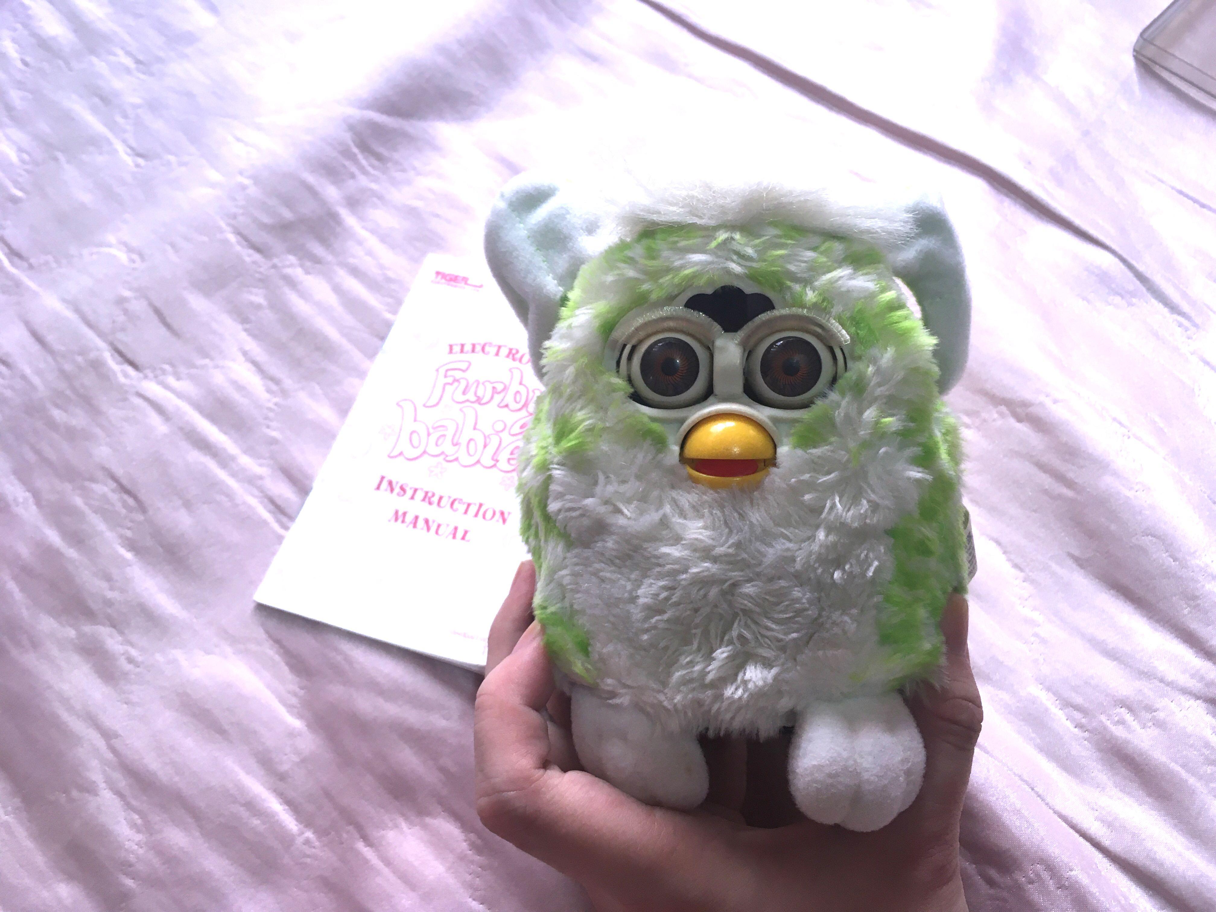 Lime green furby clearance