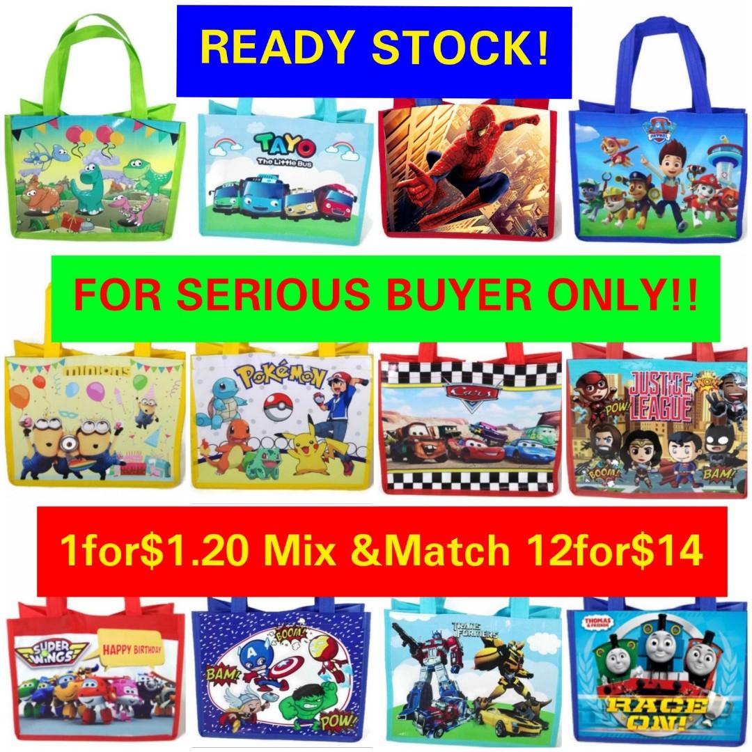 1for 1 2 12for 14 Tayo Thomas Justice League Minecraft Elmo Sesame St Goodie Bag For Birthday Farewell Welcoming Baby Shower Party Celebration Babies Kids Toys Walkers On Carousell - customised roblox goodie bag babies kids toys walkers