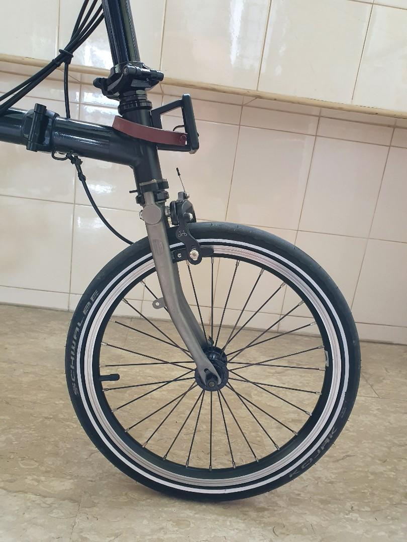 2022 Black Brompton Titanium S stem with lots of upgrade 2022 Black Brompton Titanium S stem with lots of upgrade