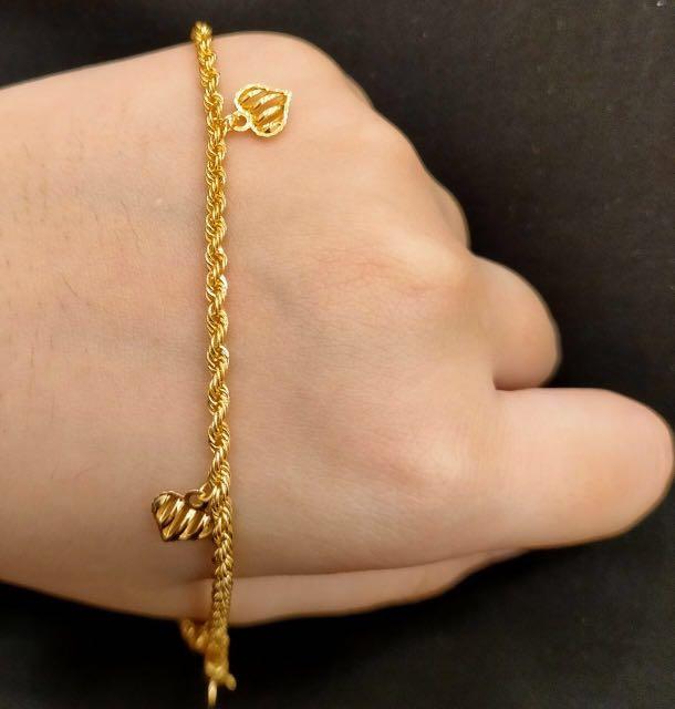 916 gold bracelet for ladies