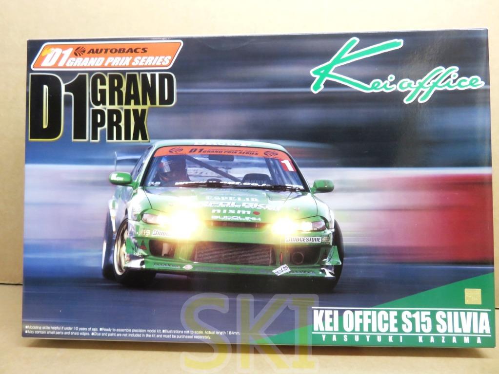 汽車模型 中古品 Aoshima 1 24 Nissan Silvia S15 D1gp Kei Office Model Kit 玩具 遊戲類 玩具 Carousell