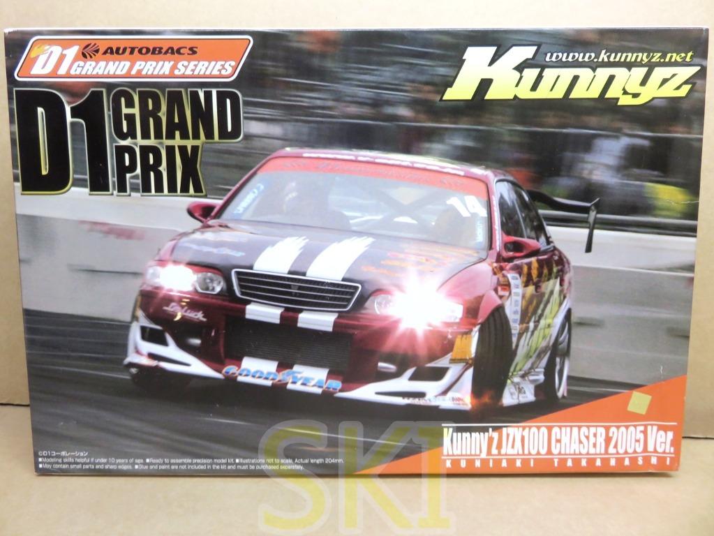 汽車模型 中古品 Aoshima 1 24 Toyota Chaser Jzx100 D1gp Kunny S Model Kit 玩具 遊戲類 玩具 Carousell