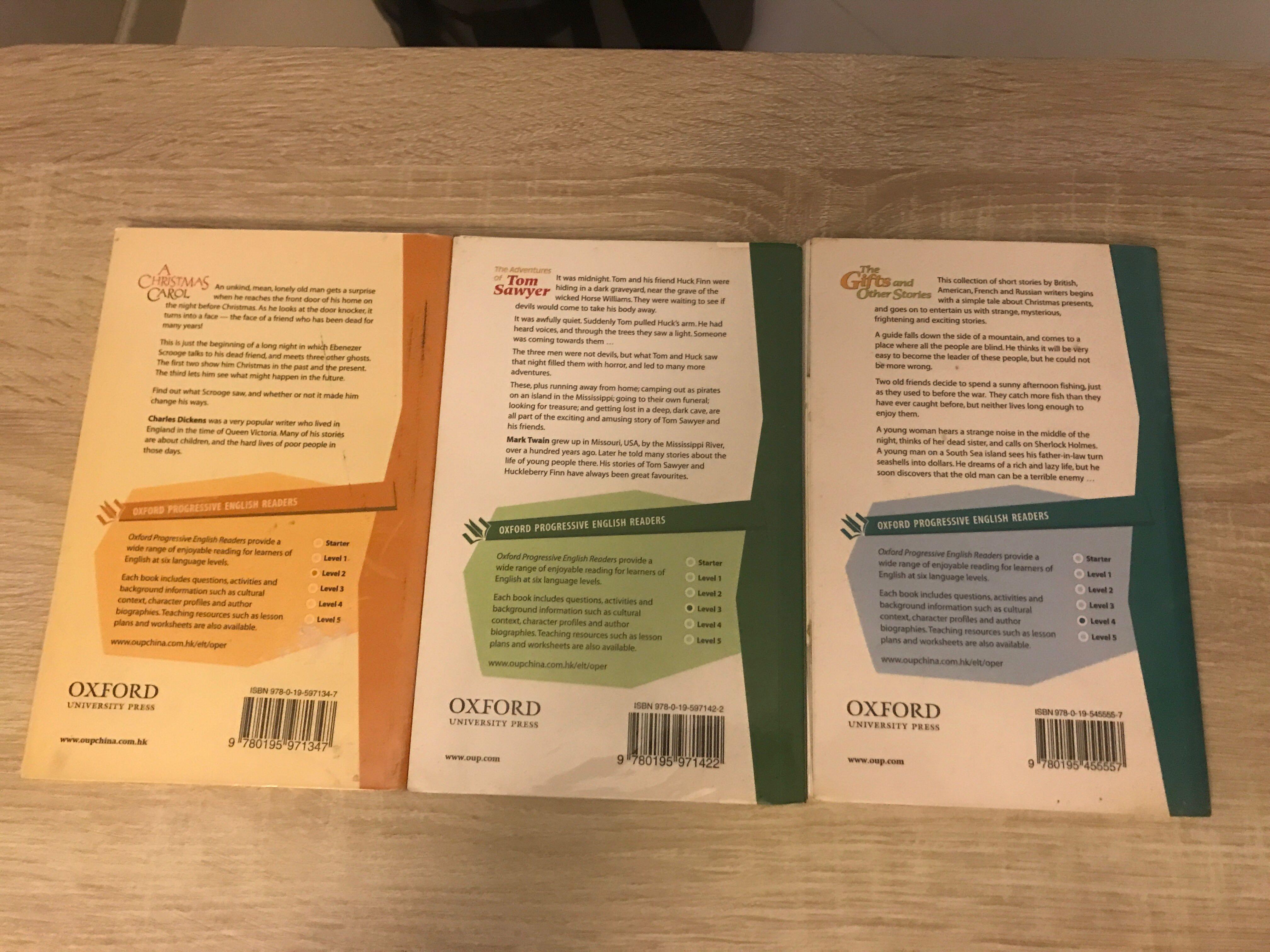 已包膠英文書] 名著Oxford Progressive English Readers系列兒童