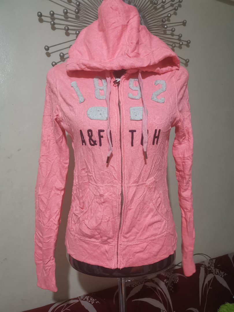 abercrombie pink jacket