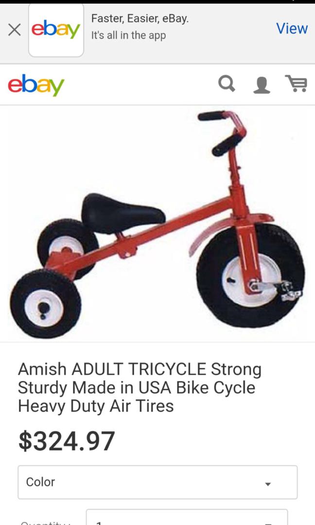 heavy duty adult tricycle